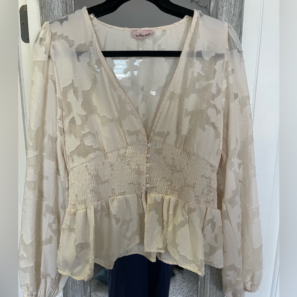 Willow and Root Blouse Size M